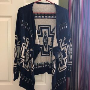 Tribal Print Cardigan